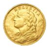 Moeda de ouro 20 Francos Suiços "Vreneli" 6,452 g - anos aleatórios