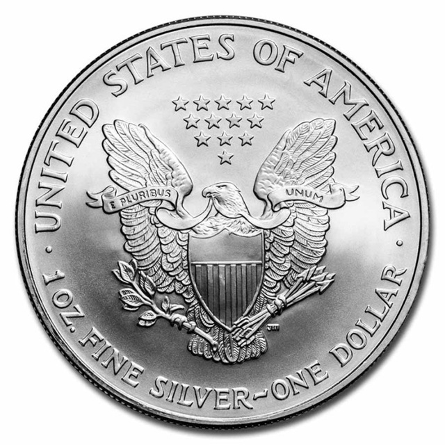 Onça de Prata American Eagle - vários anos - Imagem 2
