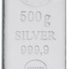 Barra de prata 500g Nadir