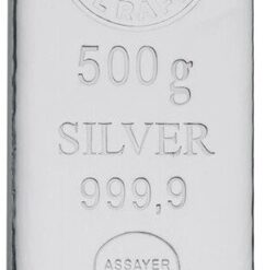 Barra de prata 500g Nadir