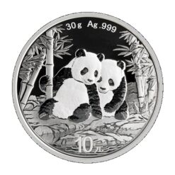 Moeda de prata 30g Panda China 2026