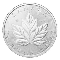 Moeda de 5 onças de prata Grand Maple Leaf 2026