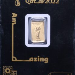 Barra de 1g ouro PAMP Fifa World Cup Qatar 2022