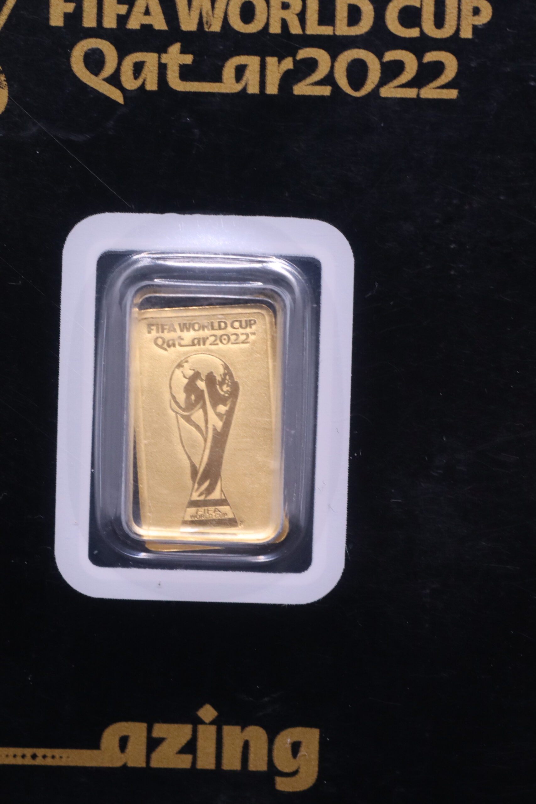 1g Gold Bar PAMP FIFA World Cup Qatar 2022 - Image 4