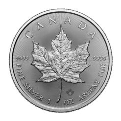Onça de Prata Maple Leaf - anos aleatórios