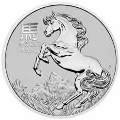 1/10 onça Platina Horse 2026 Perth Mint