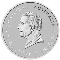 Alternative view of 1/10 onça Platina Horse 2026 Perth Mint