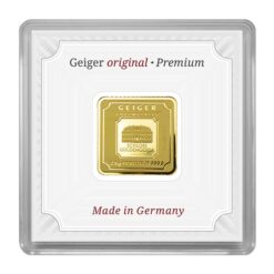 Barra de ouro de 2,5 g Geiger